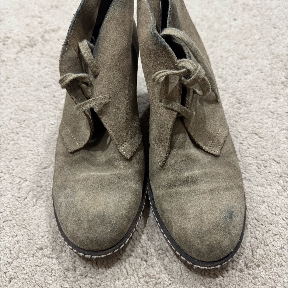 J. Crew Tan Heeled Boots